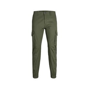 Jack Jones Green Cotton Skinny Men's Pants